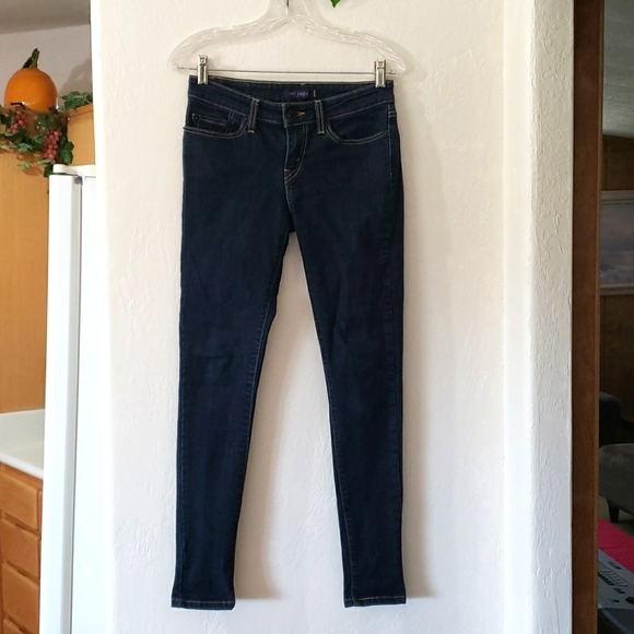 Levi's Denim - Levi Strauss 535 Legging dark blue jean with pockets